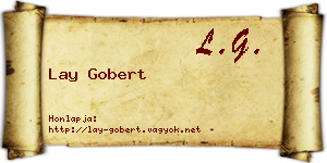Lay Gobert névjegykártya